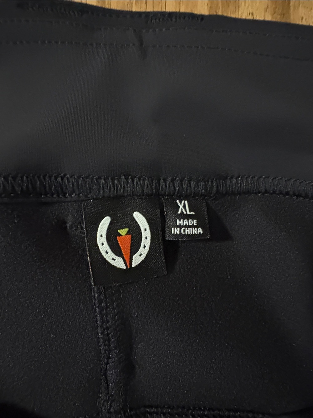 Kerrits Fusion Fleece-Lined Full Leg Clinic Tight- Black - Picture 2 of 3